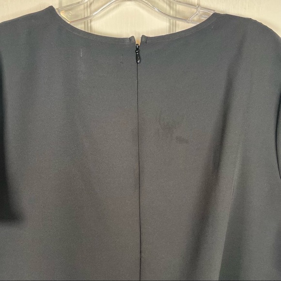 Lane Bryant Black Blouse Lace Vneck Front Sz 16 NWT - Picture 13 of 15